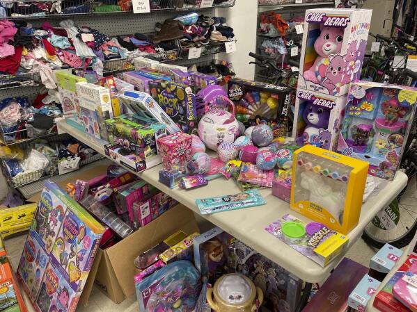 Donating toys to salvation deals army